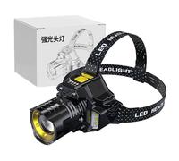 Lámpara Frontal LED Recargable - Viga Del Sensor De Movimiento, Linterna Impermeable | Fuente De Luz Brillante Para Hombres Mujeres Supervivencia Al Aire Libre Running Trekking Fuerte