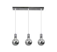 Lampara Gala 3xe27 Cromo/cromo Bombillas Incluidas 24w 2700k 2100lm Regx64x12,5 Cm