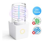 Lámpara germicida portátil de ozono UV ZW03 luz de doble esterilización carga inalámbrica USB esterilizador de luz para 20 áreas luz para coc
