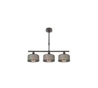 Lampara Gilda 3xe14 Marron Regx55x14 Cm