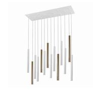 Lampara gran formato metal color dorado serie varas 82cm