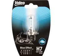 Lámpara H7 Individual Para Auto 12V 55W Efecto Azul Con Conector PX26d VALEO