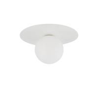 Lámpara Habitación Niño Deckenleuchte Blanco Redondo Ø 25CM Metal Cristal