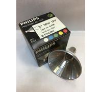 Lámpara Halógena Philips Aluline Aluminio Reflector Claro B15d 12V 50W 10° 6438