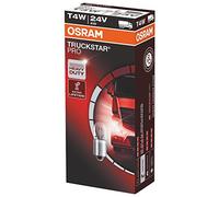 Lámpara halógena TRUCKSTAR PRO T4W de OSRAM, iluminación de interior, 3930TSP, vehículo industrial de 24 V, estuche (10 unidades)