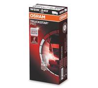 Lámpara halógena TRUCKSTAR PRO W5W de OSRAM, luz de posición y matrícula, 2845TSP, vehículo industrial de 24 V, estuche (10 unidades)