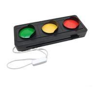 Lámpara indicadora LED USB de luz social, decoración de semáforo para escritorio o montaje en pared, letrero de estado de no molestar para oficina en casa, herramienta de comunicación de trabajo