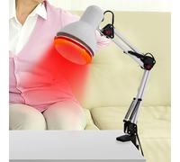 Lámpara Infrarroja de 150W de Luz Roja para Terapia y Fisioterapia - Calor para Aliviar el Dolor Muscular y Articular, Uso Doméstico