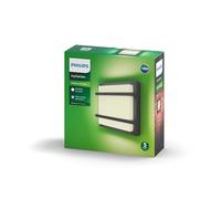 LAMPARA INT. PHILIPS PETRONIA WALL LANTERN ANTHRAC Negro