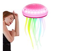 Lámpara Jelly Fish, Lámpara Jelly Fish - Lámpara luminosa activada por voz | Lámpara de mesita de noche recargable de 1000 mAh, luz nocturna portátil LED RGB con medusa para sala de estar, escritorio