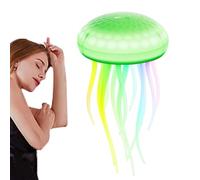 Lámpara Jelly Fish, Lámpara Jelly Fish, Lámpara luminosa activada por voz - Lámpara de mesita de noche recargable de 1000 mAh, luz nocturna portátil LED RGB con medusa para salón, escritorio