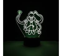 Lampara LED Anime Manga Kuro Sensei Cambia Color USB Luz nocturna y decoración