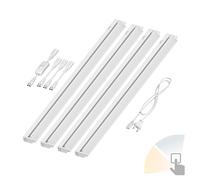 Lámpara LED bajo armario LIWO 58cm orientable con interruptor cada 958m blanco