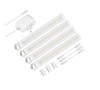 Lámpara LED bajo armario SIRIS blanco mate con conector montaje en esquina 30cm