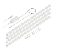 Lámpara LED bajo armario SIRIS blanco mate con conector Montaje en esquina