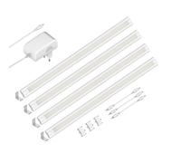 Lámpara LED bajo armario SIRIS blanco mate con conector Montaje en esquina