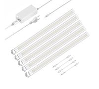 Lámpara LED bajo armario SIRIS blanco mate montaje en esquina plano 50cm c/u [EEK: G]