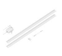 Lámpara LED bajo armario SIRIS blanco mate plano 90cm c/u 1044lm blanco set de