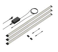 Lámpara LED bajo armario SIRIS plana 90cm c/u 1044lm blanca juego de 3