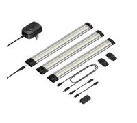 Lámpara LED bajo armario Siris touch dimmer plana 30cm c/u 368lm blanco cálido [EEK: F]