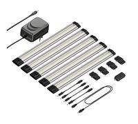 Lámpara LED bajo armario Siris touch dimmer plana 30cm c/u 368lm blanco cálido