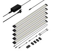 Lámpara LED bajo armario Siris touch dimmer plana 50cm c/u 655lm blanco set de [EEK: F]