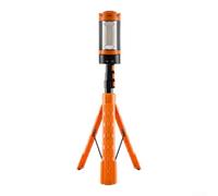 Lámpara LED Camping Ángulo Ajustable 180° Giratoria | para batería recargable integrada, 5 modos iluminación, ideal senderismo noche, larga autonomía(A 53.5cm)