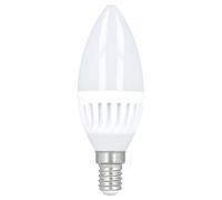 Lámpara LED Cerámica Opalina 220V E14 9W Blanco 4000K 840Lm