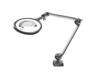 Lámpara LED con lupa TEVISIO Waldmann, modelo estándar, LED de 14 W
