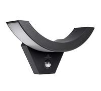 Lámpara LED con sensor de movimiento infrarrojo MCE290 B 800lm 10W IP54 Maclean Energy negro