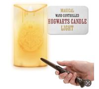 Lámpara LED con vela Hogwarts Harry Potter - Producto oficial, vela para el Gran Comedor con mando a distancia, decoración para eventos temáticos