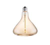 Lámpara LED cónica Lucande, E27, 4 W, ámbar, Ø 14 cm, 2700 K EC:EPREL:1683113