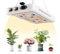 Lámpara LED de cultivo de espectro completo de 41W con doble interruptor Veg/Bloom, Doble chip de 4566LM con UV IR, Para invernaderos y plantas de interior, hortalizas y flores