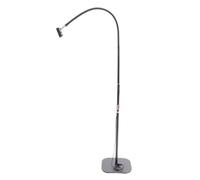 Lámpara LED de Curado de Pestañas, Pegamento para Extensión de Pestañas, Luz de Curado, Base de Espuma Gruesa, Alta Estabilidad para Salón de Uñas (BLACK)
