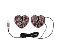 Lámpara LED de de coche | Decoración de automóviles en forma de corazón de amor - Luces de ambiente para interior del coche | Destino SUV Sedán Camión Minibus