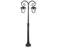Lámpara LED De Jardín 2xE27 V-TAC VT-738 Exterior Negro