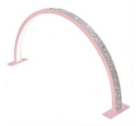 Lámpara Led De Media Luna para Uñas, Lámpara De Mesa Portátil, 3 Temperaturas De Color Regulables, Lámpara De Escritorio, Luz Brillante, Sin Sombras., Pink, 55cm/21.7in