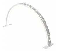 Lámpara Led De Media Luna para Uñas, Lámpara De Mesa Portátil, 3 Temperaturas De Color Regulables, Lámpara De Escritorio, Luz Brillante, Sin Sombras., White, 55cm/21.7in
