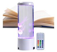 Lámpara LED de medusas,Lámpara flotante de medusas - Luz nocturna de medusas coloridas - Luz nocturna LED Jelly Fish con mando a distancia, lámpara de humor que cambia de color para el lugar de trabaj