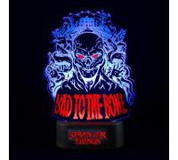 Erik Lámpara de mesa Stranger Things Bad To the Bone – LED 16x24 cm Pilas o cable (incl.)
