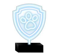 Lámpara LED de neón de la Patrulla Canina - Pata luminosa sobre base - Decoración para habitación infantil - Luz nocturna USB - Regalo para niñas o niños