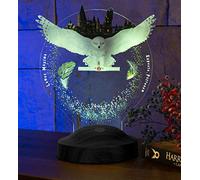 Lámpara LED de noche con diseño 3D, ideal como regalo para niños, cumpleaños y bautizo, lámpara de escritorio y dormitorio (Hedwige)