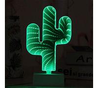 Lámpara LED de noche, luz de túnel 3D, diseño de infinito, para decoración de pared, ideal para Navidad, fiestas, salas de bodas, etc.