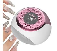 Lámpara LED de secado de uñas - Luz de curado de esmalte de gel, máquina de temporizador rápido UV | Kit de herramientas de ajuste de manicura profesional, de acabado de uñas de alta