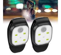 Lámpara LED de Seguridad Con Clip - 2 Piezas Luz Estroboscópica Para Deportes, Correr, Caminar, Mascotas - Luz Intermitente Trasera
