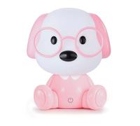 Lampara led de sobremesa de un Perro Rosa 18x15x20 cm