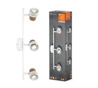 Lámpara LED De Techo Aplique Decoración Bombilla Corcho 3 X 3,4W GU10