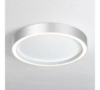 Lámpara LED de techo Bopp Aura, Ø 40 cm, blanco/aluminio