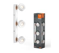 Lámpara LED De Techo Decoración 3 Bombilla Pluto Blanco 14,4W 960lm Cálido 3000K