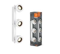 Lámpara LED De Techo Decoración 3 Spot Venus Blanco 16W 1500lm Cálido Orientable